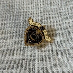 Asleep or Dead MCR Enamel Pin